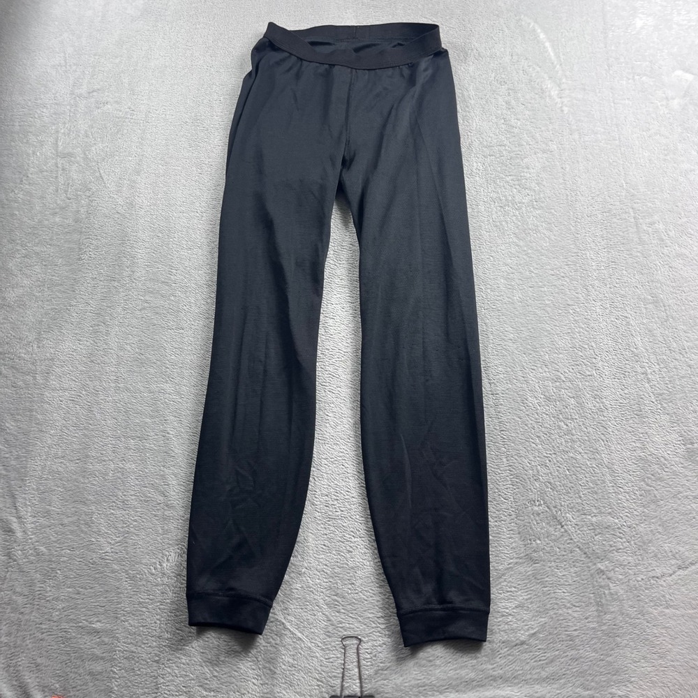 Patagonia Capilene Men XS Black Base Layer Leggings Thermal Bottoms Hiking Pants